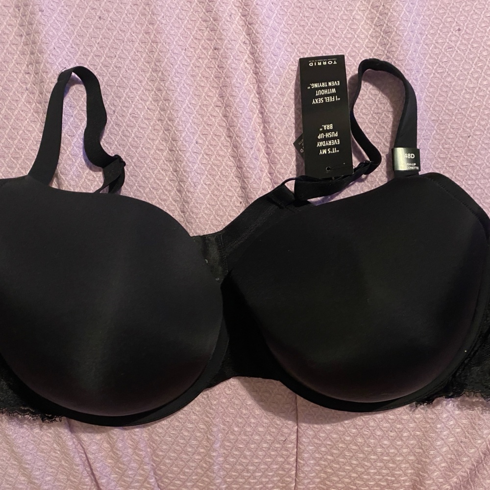Black Lace Push-Up Balconette